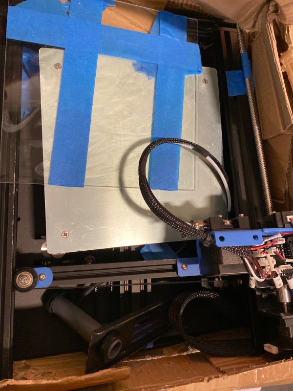 Photo 3 of ANET ET4 X -  3D Printer, 250mm/s CR Touch Auto Leveling FDM 3D Printer with Sprite Direct Extruder, Dual Z-axis & Y-axis, Auto-Load Filament, Upgraded Ender 3, Print Size 8.66x8.66x9.84 inch - ITEM IS USED / MISSING PARTS