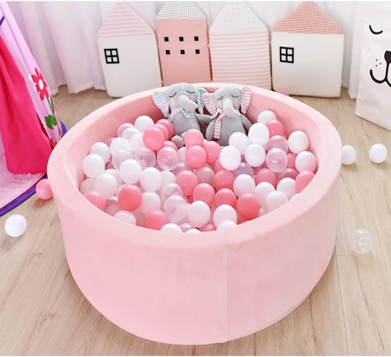 Photo 3 of Sunwhat Ball Pit Balls 1000 Pieces, Ball Pit Balls for Kids, Non-Toxic Proof BPA&Phthalate Free Play Balls Soft Plastic Balls 2.2 inch,Kids/Toddler Balls Toy (1000 Balls)-
