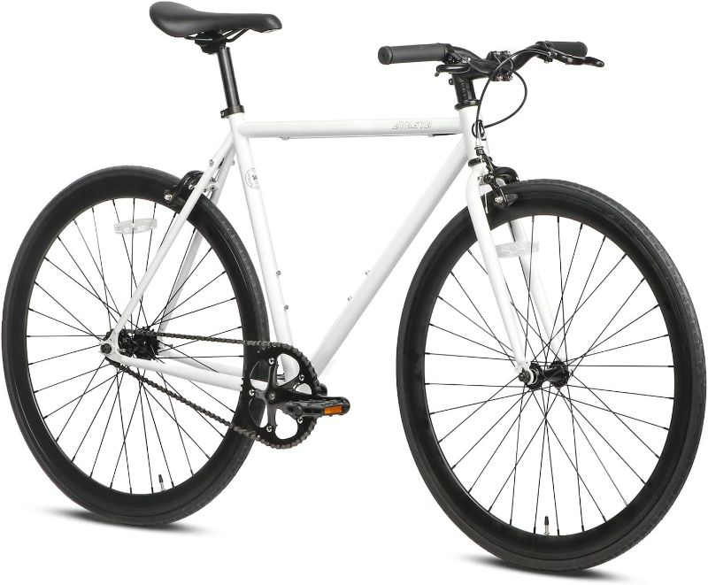 Photo 1 of 6KU White Track Fixed Gear Bicycle
