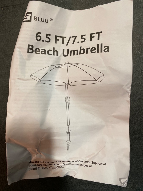 Photo 5 of LAGarden 8 Ft Outdoor Beach Umbrella US Flag UV Protection Sunshade Tilt Sand Anchor Pool Backyard Camping Trip Parasol
