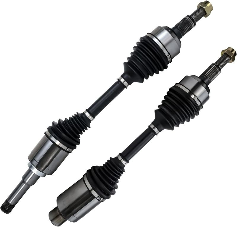 Photo 1 of Detroit Axle - Front 2pc CV Axles for 10-16 Chevy Equinox GMC Terrain 2.4L, 2 CV Axle Shafts Assembly 2010 2011 2012 2013 2014 2015 2016 Replacement
