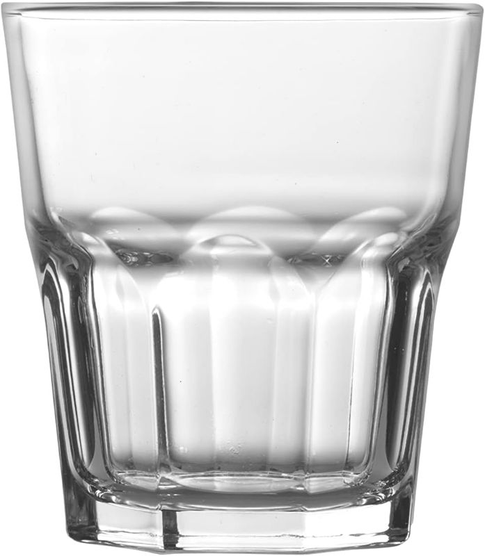 Photo 1 of Fortessa Basics Chez Bistro Everyday 12 Pack Set Glassware Great for: Mixed Drinks/Cocktails, Water, Juice, Iced Tea, Soft Drinks., Double Old Fashioned/Rocks, 13 Ounce 2 Glasses Are Damaged And Broken 