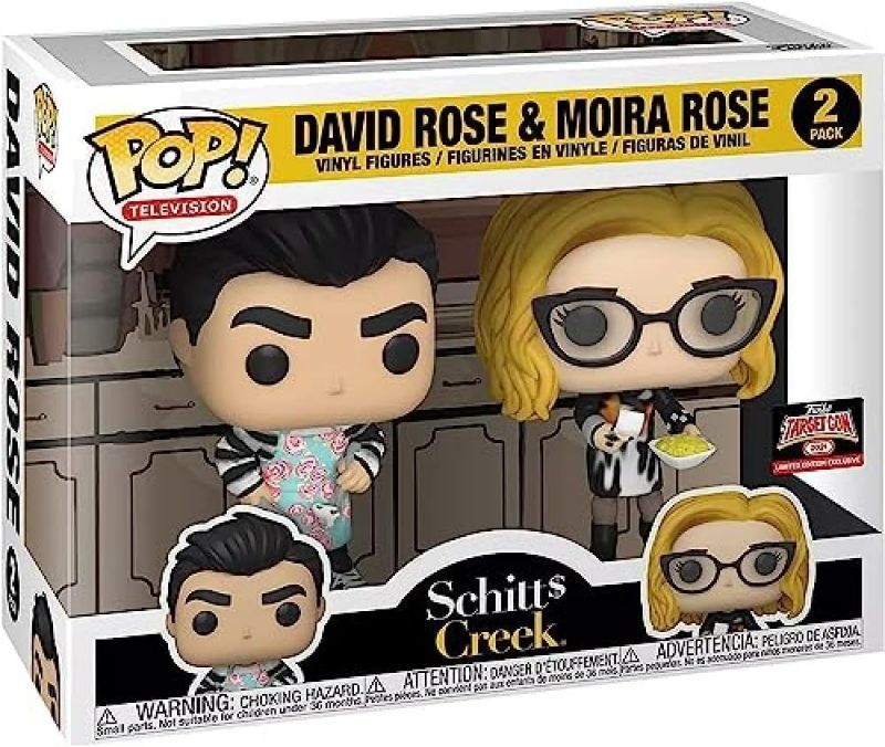 Photo 1 of Funko Pop! Schitts Creek David and Moira Rose Exclusive
