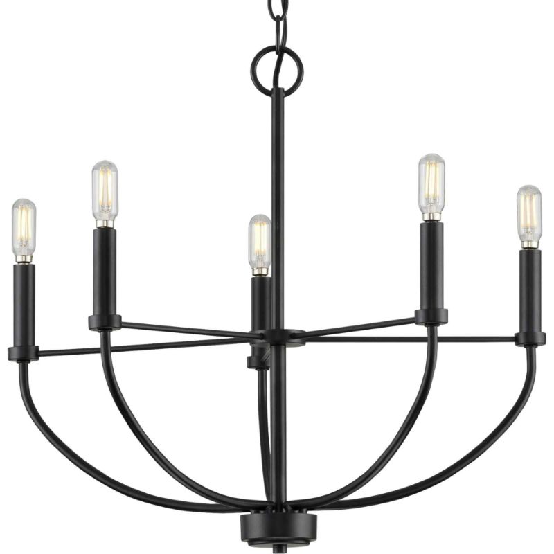 Photo 1 of  Greyson 8 Light 34" Wide Taper Candle Chandelier Black