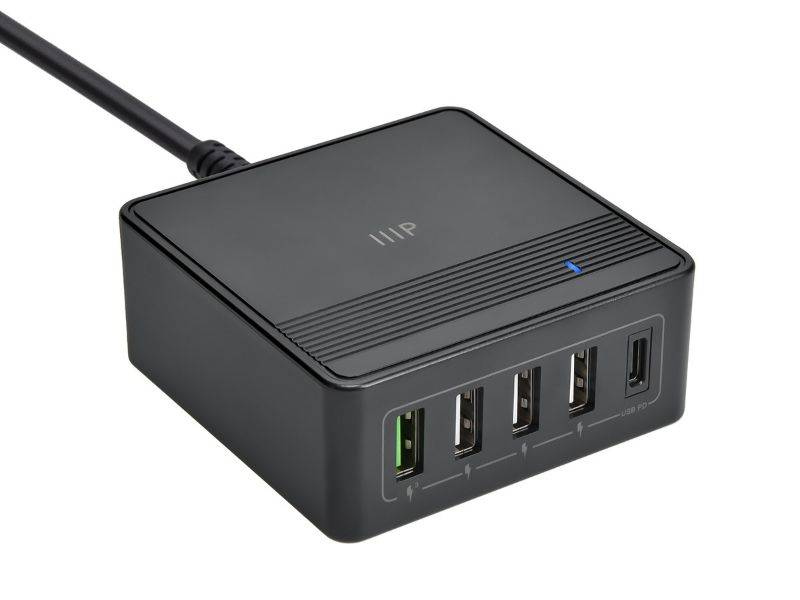 Photo 1 of Monoprice 60W USB?C 5?Port Desktop Charging Station
