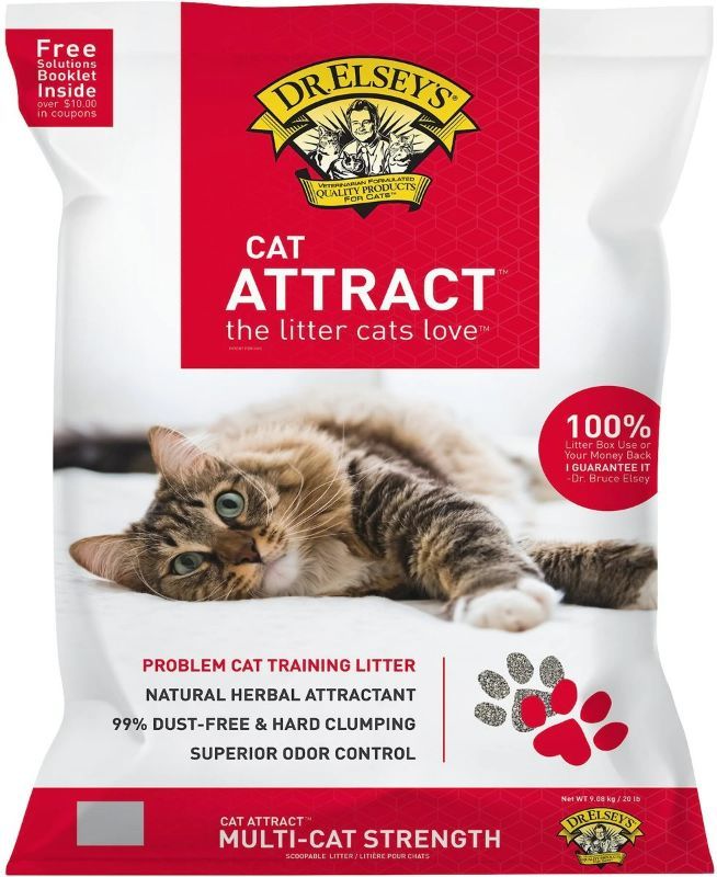 Photo 1 of HAS SMALL HOLE STILL FULL DR. ELSEY'S PRECIOUS CAT ATTRACT UNSCENTED CLUMPING CLAY CAT LITTER
