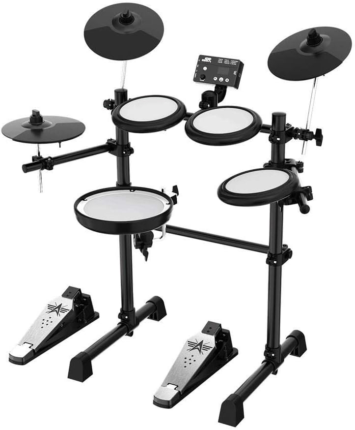 Photo 1 of Monoprice Stage Right Series 5-Piece with Mesh Heads and 8in Double Trigger Snare 12 Kits 144 Sounds (625921)
