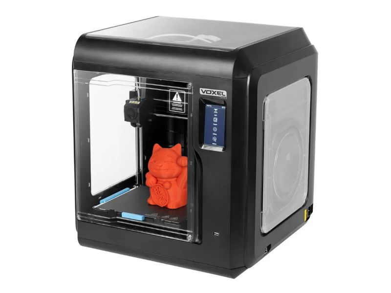 Photo 1 of MP Voxel Pro Fully Enclosed 3D Printer, Easy Wi-Fi, Touchscreen, Auto-Leveling 4GB Red Spool Included 
