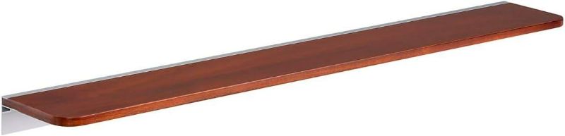 Photo 1 of Monoprice Mahogany Universal Soundbar Shelf - 42 Inch, 33 lbs Weight Capacity, Easy Assembly, Durable, Resist Wear and Tear
