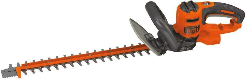 Photo 1 of BLACK+DECKER Hedge Trimmer with Saw, 20-Inch, Corded (BEHTS300),Orange

