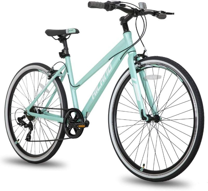 Photo 1 of Hiland Hybrid Bike, Shimano Drivetrain 7 Speeds, 700C Wheels for Men Women Ladies Commuter Bike City Bike NEW 