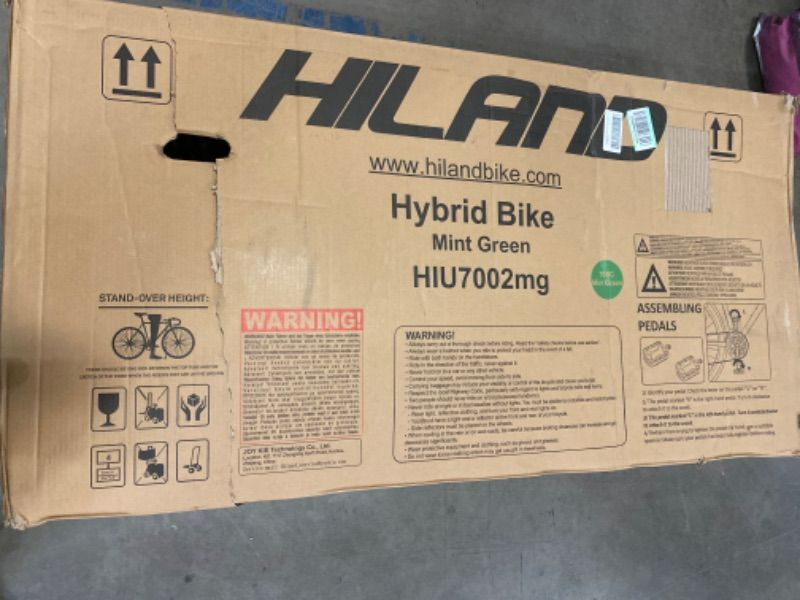 Photo 3 of Hiland Hybrid Bike, Shimano Drivetrain 7 Speeds, 700C Wheels for Men Women Ladies Commuter Bike City Bike NEW 