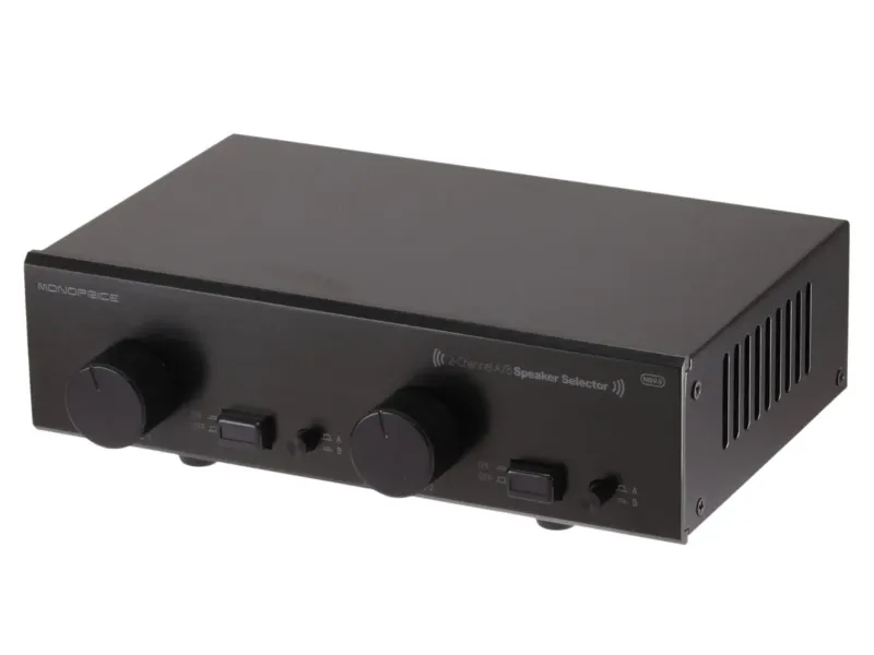 Photo 1 of Monoprice Dual-Source 2-Channel A/B Speaker Selector with Volume Control and Impedance Matching 21169