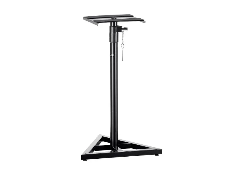Photo 1 of Stage Right by Monoprice Adjustable 27 - 45in Studio Monitor Speaker Stands w/ Antislip Pads & 130lbs Weight Capacity (pair)