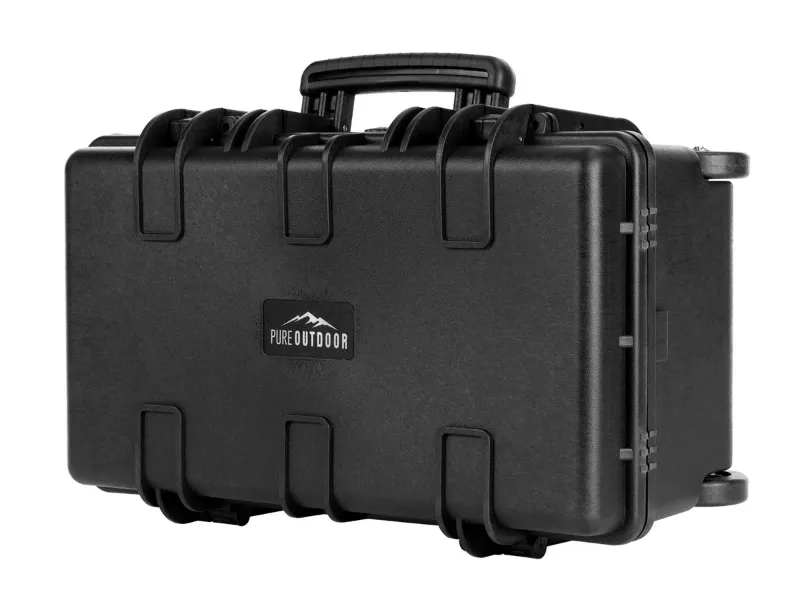 Photo 1 of Pure Outdoor by Monoprice Weatherproof Hard Case with Customizable Foam, 22 x 14 x 10 in