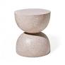 Photo 1 of Glitzhome 17.75"H MGO Sand Terrazzo Garden Stool or Planter Stand or Accent Table (Multi-functional)
