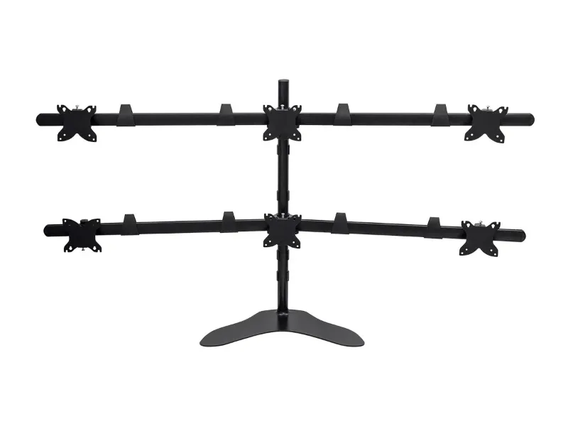 Photo 1 of Monoprice Hex (6) Monitor Free Standing Desk Mount for 15~30in Monitors