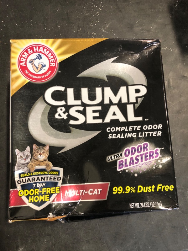 Photo 2 of Arm & Hammer Clump & Seal Multi-Cat Litter 28LBS
