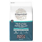 Photo 1 of ExquisiCat Naturals Multi-Cat Paper Pellet Cat Litter - Unscented, Low Dust, Low Tracking, Natural