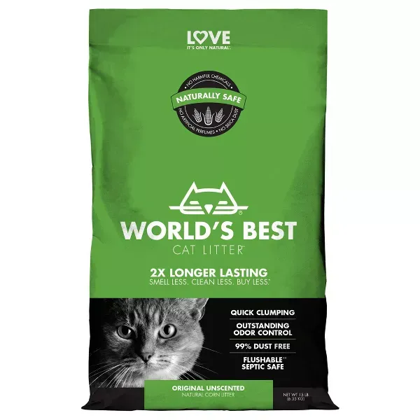 Photo 1 of World's Best Cat Litter- Clumping Cat Formula 15LB