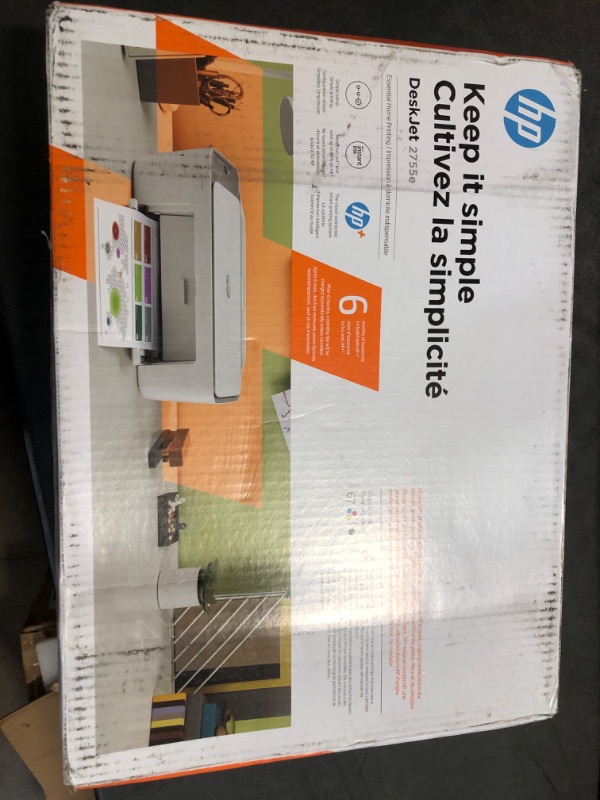 Photo 2 of HP DeskJet 2755e Wireless All-In-One Color Printer, Scanner