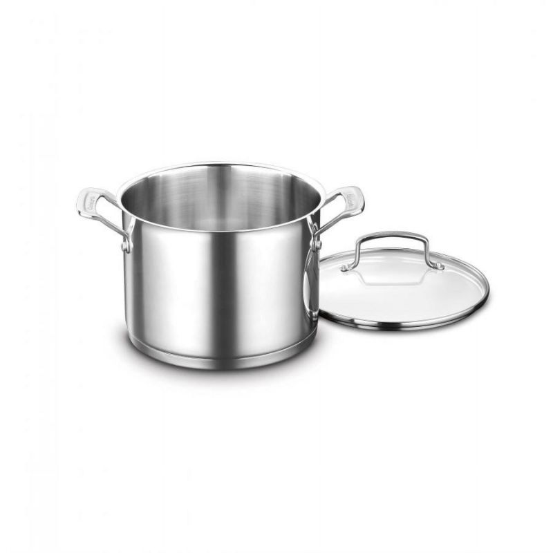 Photo 1 of Cuisinart Professional Series Stainless Stockpot with Cover - 6 QT Pot, 1.0 CT