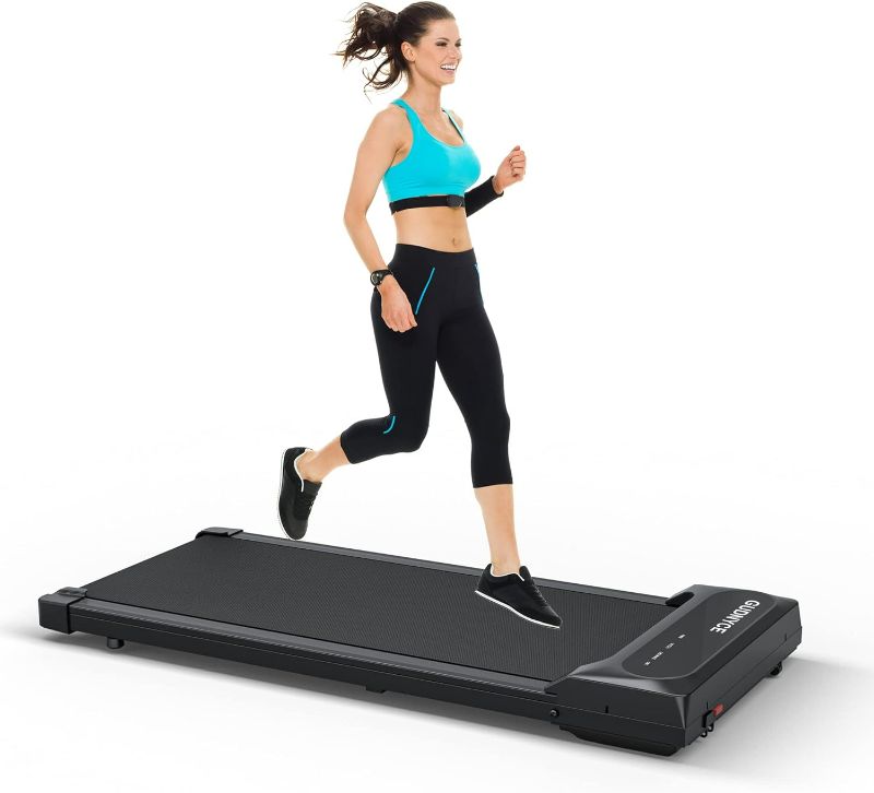 Photo 1 of Under Desk Treadmill Portable Electric Treadmill Walking Pad for Home and Office Use with LCD Mobitor and Remote Control