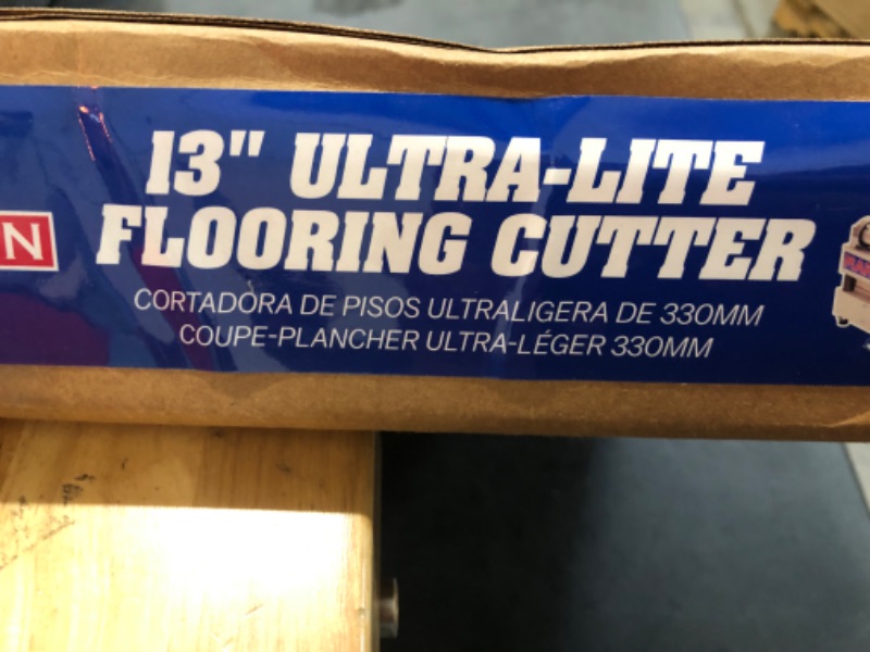 Photo 2 of MARSHALLTOWN Ultra-Lite Flooring Cutter 13", Made in the USA, Cuts Vinyl Plank, Laminate, Engineered Hardwood, Siding