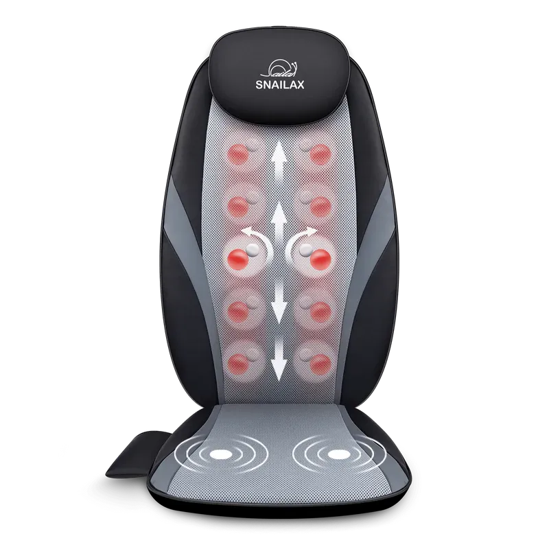 Photo 1 of Snailax Shiatsu Massage Cushion with Heat Massage Chair Pad Kneading Back Massager for Home Office Seat use