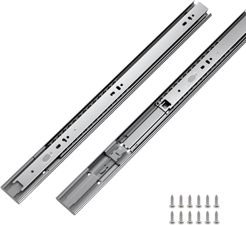 Photo 1 of LONTAN 6 Pairs Soft Close Drawer Slides Dresser Drawer Slides Heavy Duty Drawer Slides Metal Ball Bearing and Full Extension Cabinet Drawer Slides Kitchen 