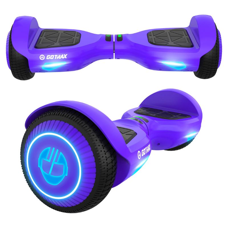 Photo 1 of Gotrax Edge Hoverboard for Kids Adults, 6.5" Tires 6.2mph & 2.5 Miles Self Balancing Scooter, Purple