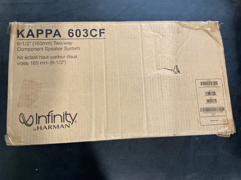 Photo 3 of Infinity Kappa 603CF 6-1/2" (165mm) Two-Way Component Speaker System