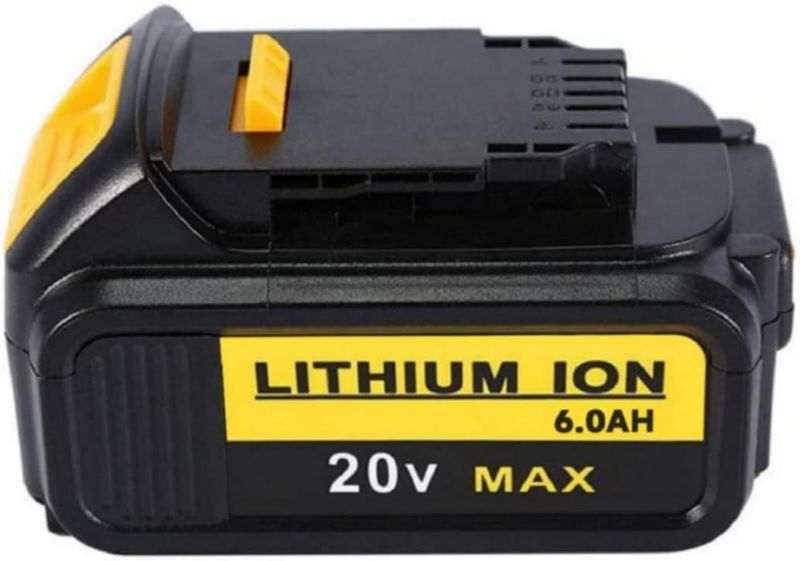 Photo 1 of CWUU Replacement for Dewalt 6000mAh 20V Battery 2Pack Compatible with 20V Dewalt Batteries 20V XR Cordless Power Tools Battery (1 Pack)