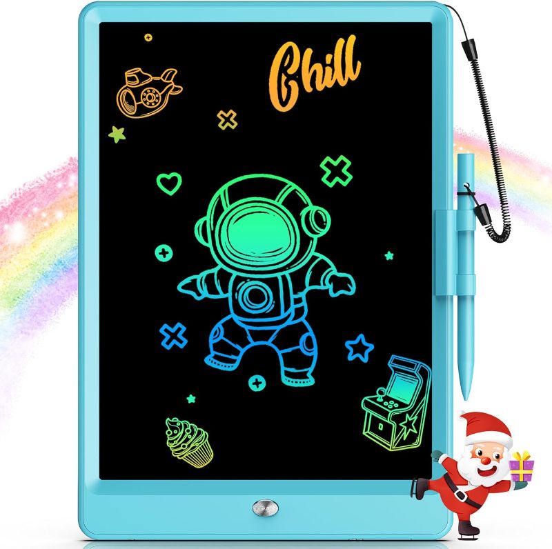 Photo 1 of Bravokids Toys for 3-6 Years Old Girls Boys, LCD Writing Tablet 10 Inch Doodle Board, Electronic Drawing Pads, Educational Birthday Gift for 3 4 5 6 7 8 Years Old Kids Toddler (Blue)