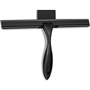 Photo 1 of All-Purpose Shower Squeegee for Shower Doors, Bathroom, Window and Car Glass - Black, Stainless Steel, 10 Inches