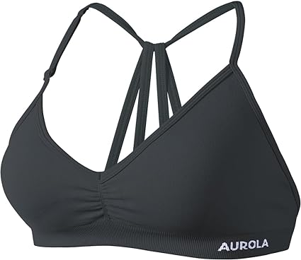 Photo 1 of  Mercury Workout Sports Bras Women Athletic Removable Padded Backless Strapy Minimal Crop Top