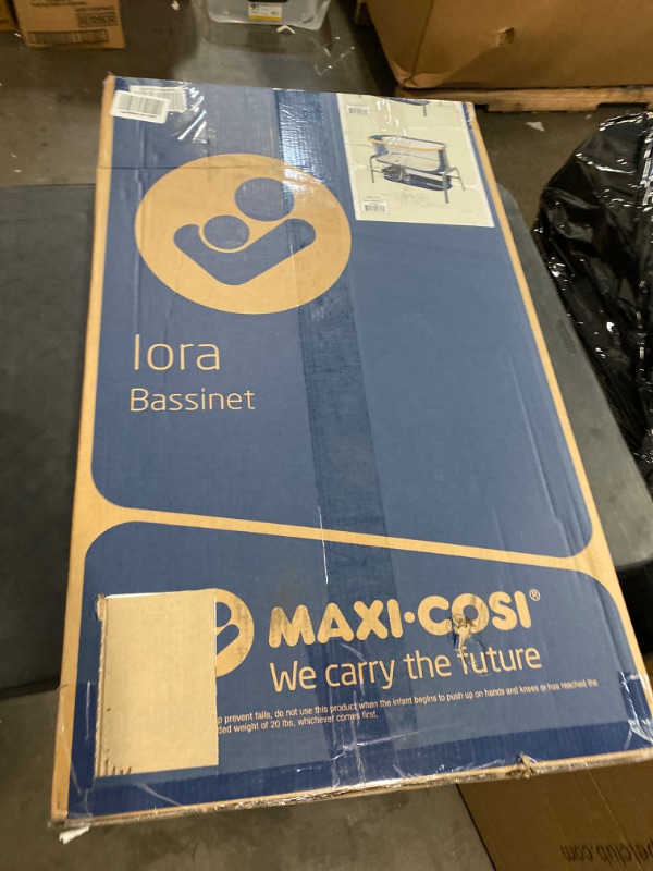 Photo 3 of Maxi-Cosi Iora Bedside Bassinet, Essential Blue