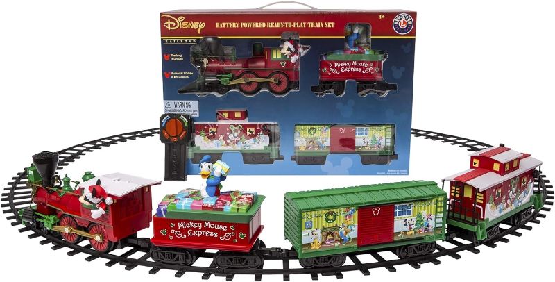 Photo 2 of Lionel Disney Mickey Mouse Express Ready-to-Play Set, Battery-powered Model Train with Remote Complete Set