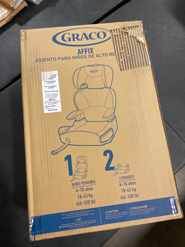 Photo 3 of Graco Affix Highback Booster Seat with Latch System, Grapeade