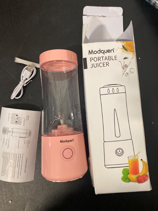 Photo 2 of Mini Juicer Blender Portable USB Rechargeable Home Food Processor Smoothie Maker Mixer Juicer Machine Food Processor Cup Blender (Color : Pink 1)
Brand: CAFOCO