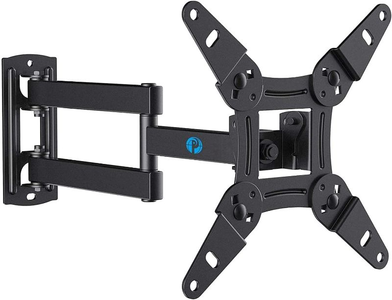 Photo 1 of Full Motion TV Monitor Wall Mount Bracket Articulating Arms Swivel Tilt Extension Rotation for Most 13-42 Inch LED LCD Flat Curved Screen TVs & Monitors, Max VESA 200x200mm up to 44lbs by Pipishell