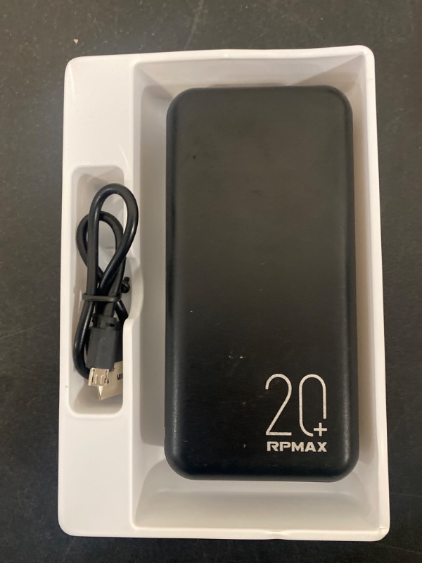 Photo 2 of RPMAX Portable Charger Power Bank 26800mAh with Hidden LED Display & 2 USB Outputs, High Capacity 5V Cell Phone Charger External Backup Battery Pack Compatible with iPhone,iPad,Samsung Galaxy,Android.