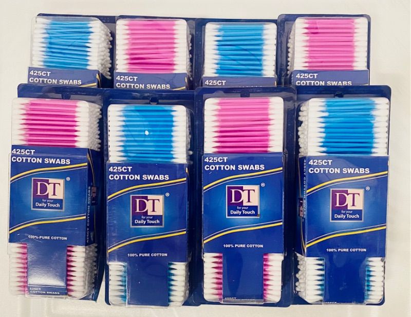 Photo 1 of DT Daily Touch 425CT Cotton Swabs 100% pure cotton (8 pack )