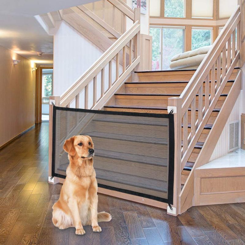 Photo 1 of NWK Magic Pet Gate for The House Stairs Providing a Safe Enclosure for Pets to Play and Rest, 6 Loops Design (30'' X 50'')
