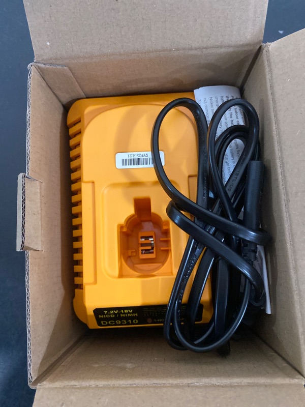Photo 2 of Energup DC9310 Battery Charger for Dewalt 7.2V-18V XRP NI-CD NI-MH Battery DC9096 DC9098 DC9099 DC9091 DC9071 DE9057 DW9096 DW9094 DW9072 18V Dewalt Battery Charger
