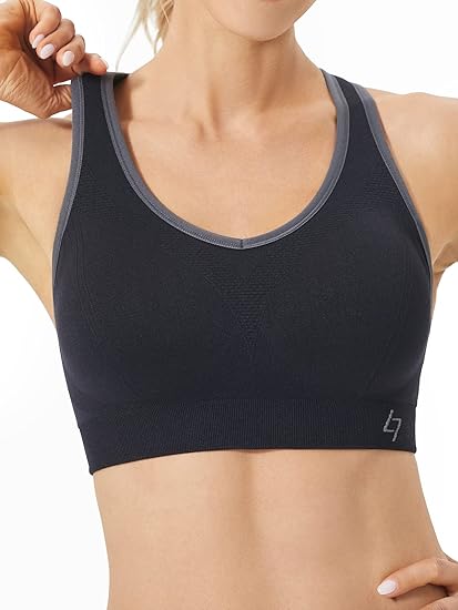 Photo 1 of FITTIN Racerback Sports Bras for Women - Padded Seamless High Impact Support for Yoga Gym Workout Fitness- Size 3XL