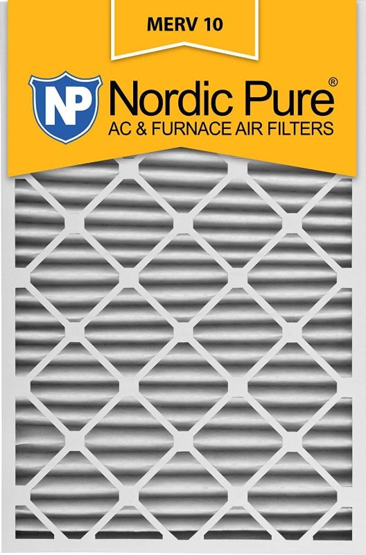 Photo 1 of Nordic Pure 20x30x2 (19 3/4 x 29 3/4 x 1 3/4) Pleated MERV 10 Air Filters 3 Pack