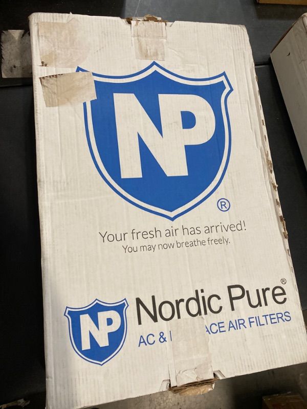 Photo 2 of Nordic Pure 20x30x1 (19 5/8 x 29 5/8 x 3/4) Pleated MERV 8 Air Filters 6 Pack