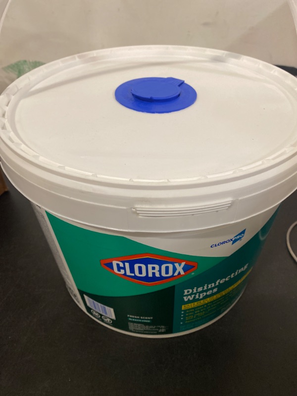 Photo 2 of Clorox, CLO31547, Commercial Solutions Disinfecting Wipes, 1 Each, White
