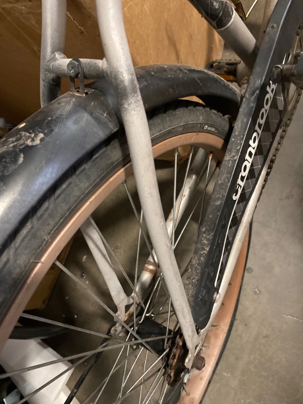 Photo 4 of Huffy Cranbrook Cruiser Bicycle,Silver comfort Bike
